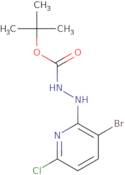 t-Butyl 2-(3-bromo-6-chloropyridin-2-yl)hydrazinecarboxylate