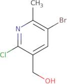 (5-Bromo-2-chloro-6-methylpyridin-3-yl)methanol