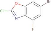 6-Bromo-2-chloro-4-fluoro-1,3-benzoxazole