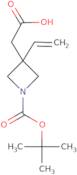 2-{1-[(tert-Butoxy)carbonyl]-3-ethenylazetidin-3-yl}acetic acid