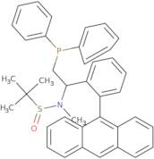(R)-N-((S)-1-(2-(Anthracen-9-yl)phenyl)-2-(diphenylphosphanyl)ethyl)-N,2-dimethylpropane-2-sulfina…