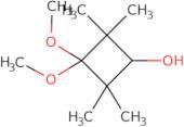 3,3-Dimethoxy-2,2,4,4-tetramethylcyclobutan-1-ol