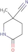 3-Methyl-6-oxopiperidine-3-carbonitrile