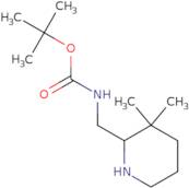 tert-Butyl N-[(3,3-dimethylpiperidin-2-yl)methyl]carbamate