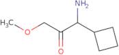 1-Amino-1-cyclobutyl-3-methoxypropan-2-one