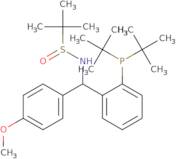 (R)-N-((S)-(2-(Di-tert-butylphosphanyl)phenyl)(4-methoxyphenyl)methyl)-2-methylpropane-2-sulfina...