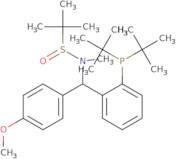 (R)-N-((S)-(2-(Di-tert-butylphosphanyl)phenyl)(4-methoxyphenyl)methyl)-N,2-dimethylpropane-2-sulfi…