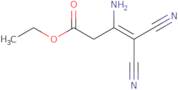 Ethyl 3-amino-4,4-dicyanobut-3-enoate