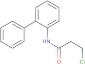 3-Chloro-N-(2-phenylphenyl)propanamide