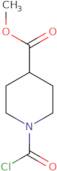 4-Piperidinecarboxylic acid, 1-(chlorocarbonyl)-, methyl ester