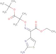 Ethyl 2-(2-aminothiazole-4-yl)-2-(1-tert-butoxycarbonyl-1-methylethoxyimino)acetate