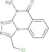 1-(Chloromethyl)-4-methyl-4H,5H-[1,2,4]triazolo[4,3-a]quinazolin-5-one