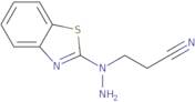 3-[1-(1,3-Benzothiazol-2-yl)hydrazin-1-yl]propanenitrile