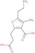 3-carboxy-4-methyl-5-propyl-2-furanpropanoic acid