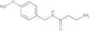 3-Amino-N-[(4-methoxyphenyl)methyl]propanamide