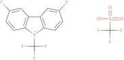 2,8-Difluoro-5-(trifluoromethl)-5H-dibenzo[b,d]thiophen-5-ium triflate