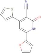 6-(2-Furyl)-2-hydroxy-4-(2-thienyl)nicotinonitrile