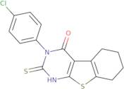 3-(4-Chlorophenyl)-2-thioxo-2,3,5,6,7,8-hexahydro[1]benzothieno[2,3-d]pyrimidin-4(1H)-one