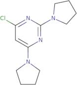 4-Chloro-2,6-di(pyrrolidin-1-yl)pyrimidine