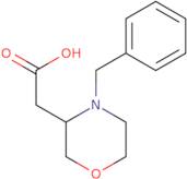 2-(4-Benzylmorpholin-3-yl)acetic acid