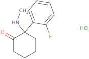 2-(2-Fluorophenyl)-2-(methylamino)cyclohexan-1-one hydrochloride