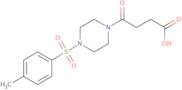 4-[4-(4-Methylbenzenesulfonyl)piperazin-1-yl]-4-oxobutanoic acid
