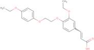 (2E)-3-{3-Ethoxy-4-[2-(4-ethoxyphenoxy)ethoxy]phenyl}prop-2-enoic acid