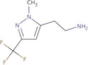 2-[1-Methyl-3-(trifluoromethyl)-1H-pyrazol-5-yl]ethan-1-amine