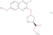 L-Proline, 4-[(3-chloro-7-methoxy-2-quinoxalinyl)oxy]-, methyl ester, (hydrochloride)(1:1),(4R)-