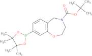 tert-Butyl 8-(tetramethyl-1,3,2-dioxaborolan-2-yl)-2,3,4,5-tetrahydro-1,4-benzoxazepine-4-carboxyl…