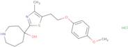 4-[5-[2-(4-Methoxyphenoxy)ethyl]-4-methyl-1,3-thiazol-2-yl]azepan-4-ol hydrochloride