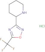 2-[5-(Trifluoromethyl)-1,2,4-oxadiazol-3-yl]piperidine hydrochloride