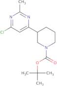 tert-butyl 3-(6-chloro-2-methylpyrimidin-4-yl)piperidine-1-carboxylate