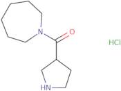 Azepan-1-yl(pyrrolidin-3-yl)methanone hydrochloride