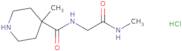 N-Methyl-2-[(4-methylpiperidin-4-yl)formamido]acetamide hydrochloride