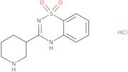 3-Piperidin-3-yl-2H-benzo[1,2,4]thiadiazine 1,1-dioxide hydrochloride