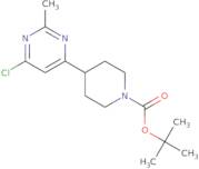 4-(6-Chloro-2-methyl-pyrimidin-4-yl)-piperidine-1-carboxylic acid tert-butyl ester