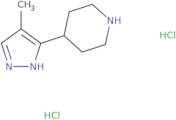 4-(4-Methyl-1H-pyrazol-3-yl)-piperidine dihydrochloride