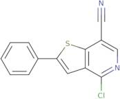 4-Chloro-2-phenylthieno[3,2-c]pyridine-7-carbonitrile