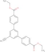 Diethyl 5-ethynyl-[1,1:3,1-terphenyl]-4,4-dicarboxylate