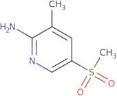 3-Methyl-5-(methylsulfonyl)pyridin-2-amine