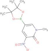 1-Methyl-3-nitro-5-(4,4,5,5-tetramethyl-1,3,2-dioxaborolan-2-yl)pyridin-2(1H)-one