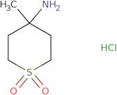 4-Amino-4-methyl-1λ6-thiane-1,1-dione hydrochloride