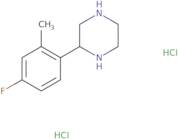 2-(4-Fluoro-2-methylphenyl)-piperazine dihydrochloride