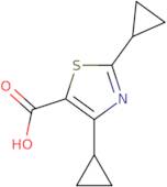 Dicyclopropyl-1,3-thiazole-5-carboxylic acid