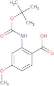 2-{[(tert-Butoxy)carbonyl]amino}-4-methoxybenzoicacid