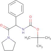 Tert-Butyl N-[2-Oxo-1-Phenyl-2-(Pyrrolidin-1-Yl)Ethyl]Carbamate