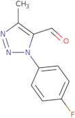 1-(4-Fluorophenyl)-4-methyl-1H-1,2,3-triazole-5-carbaldehyde