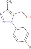 (1-(4-Fluorophenyl)-4-methyl-1H-1,2,3-triazol-5-yl)methanol