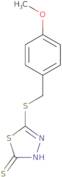 5-{[(4-Methoxyphenyl)methyl]sulfanyl}-1,3,4-thiadiazole-2-thiol